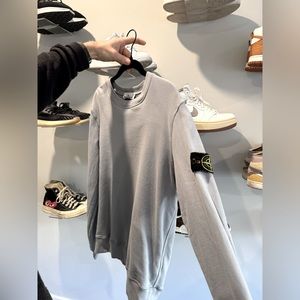 Stone Island Sky Blue Crew Neck